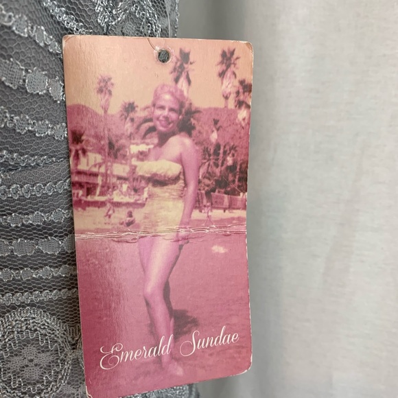 Emerald Sundae Gray Ombré Cocktail Party Dress, Size M - Picture 5 of 6